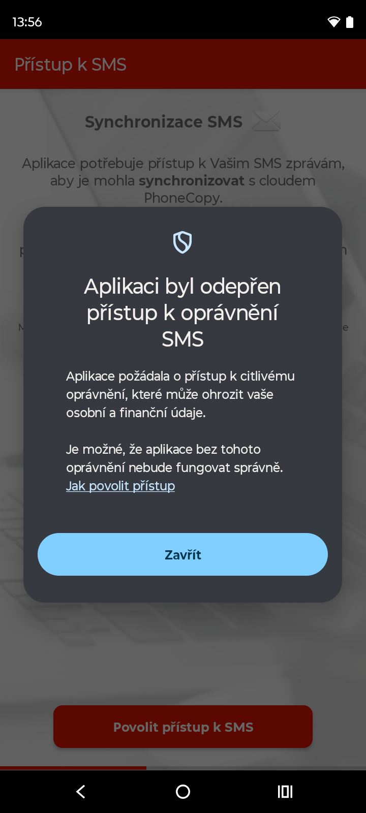 Varovná zpráva