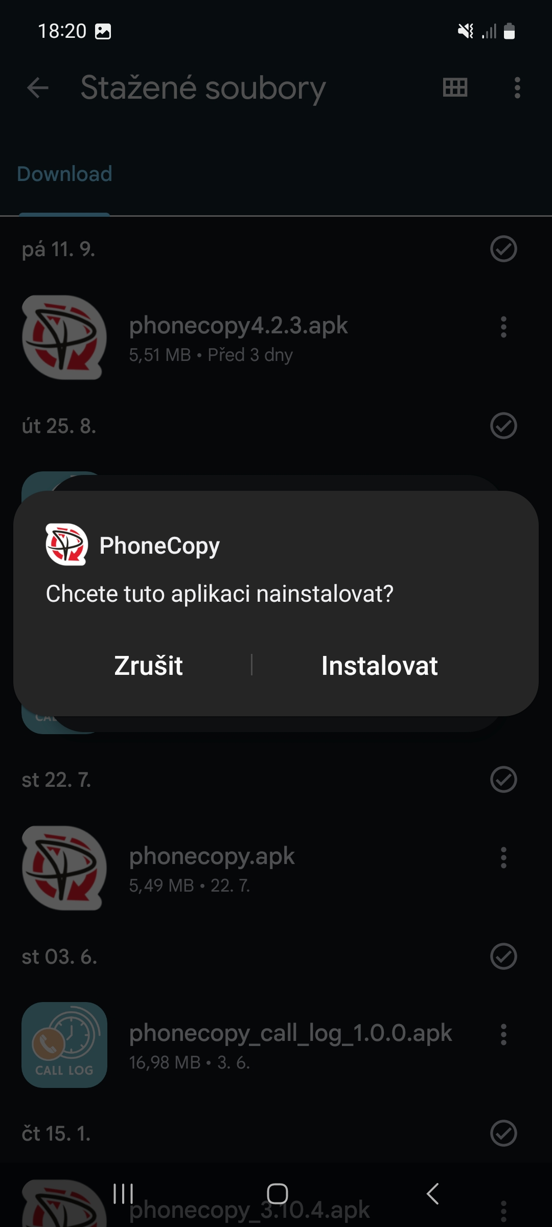 Instalovat