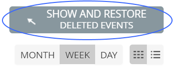 Restore deleted events