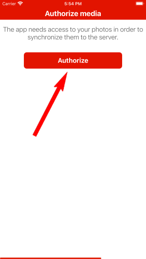 Authorize media (photos and videos)