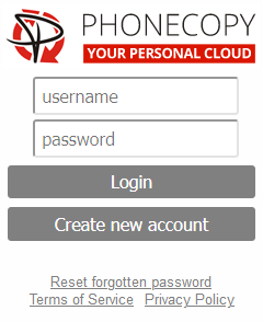 Vyplňte vaše uživatelské jméno a heslo, stiskněte Synchronizovat