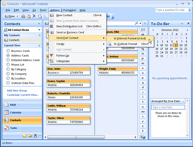 how to export address book from outlook 2007 how to export address book from outlook 2007