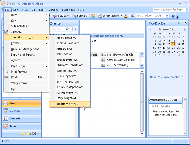 Outlook Pdf Attachments Blank