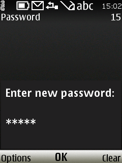 Type your password into the password field