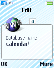 Type in Calendar