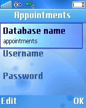 Type in appointments