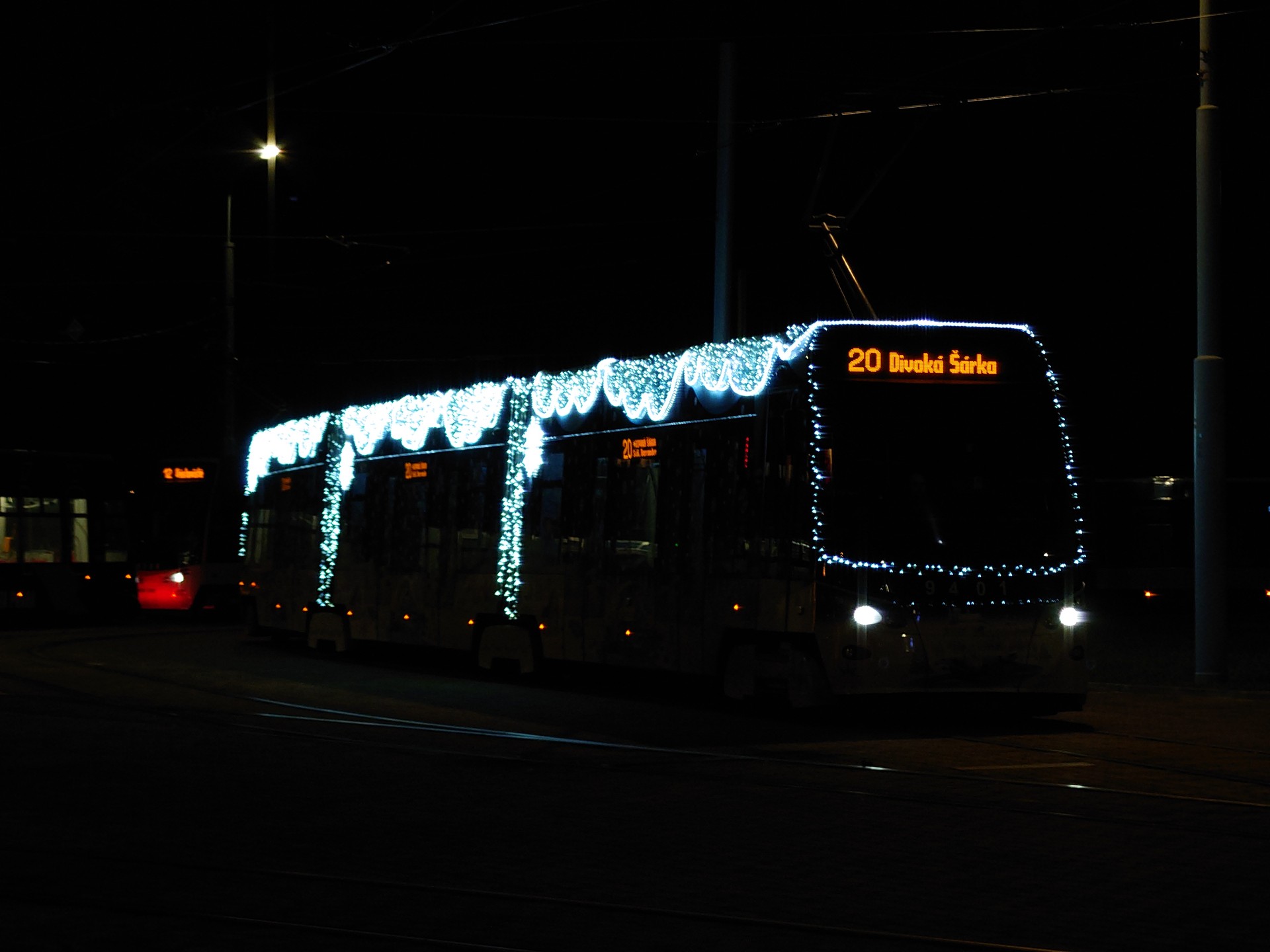 Vánoční tramvaj