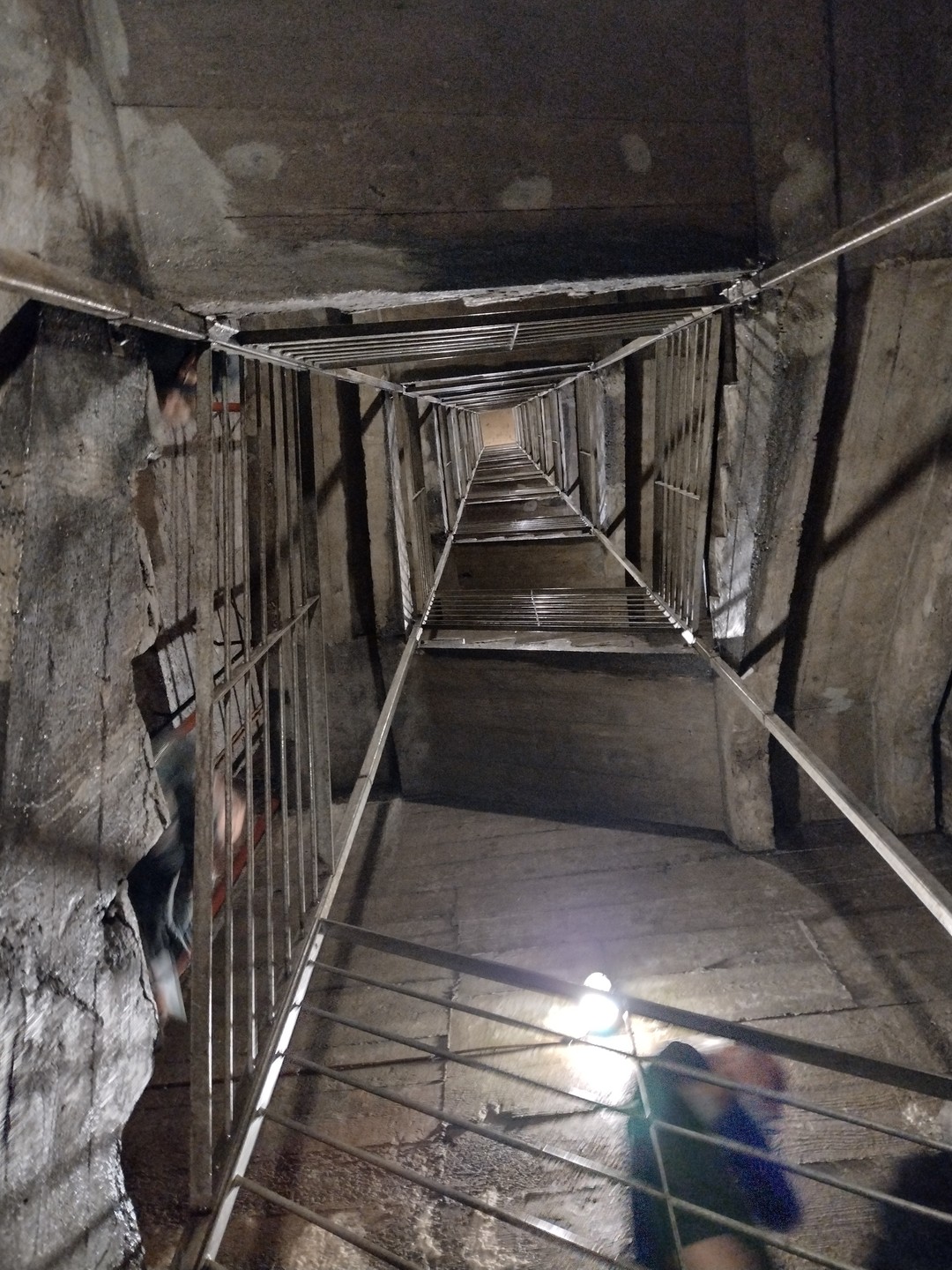 Schody do srubu Můstek