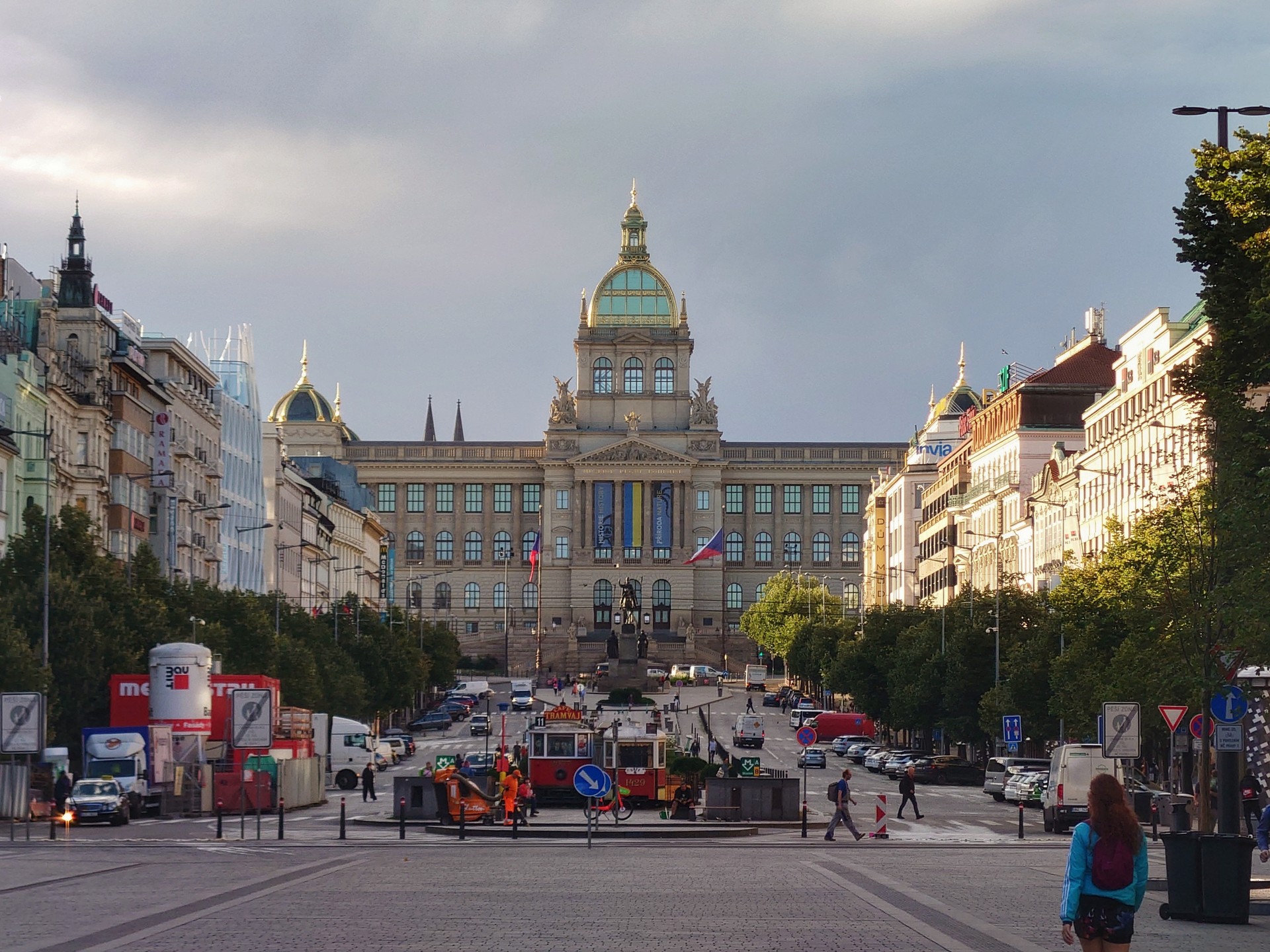 Václavské náměstí a Národní muzeum