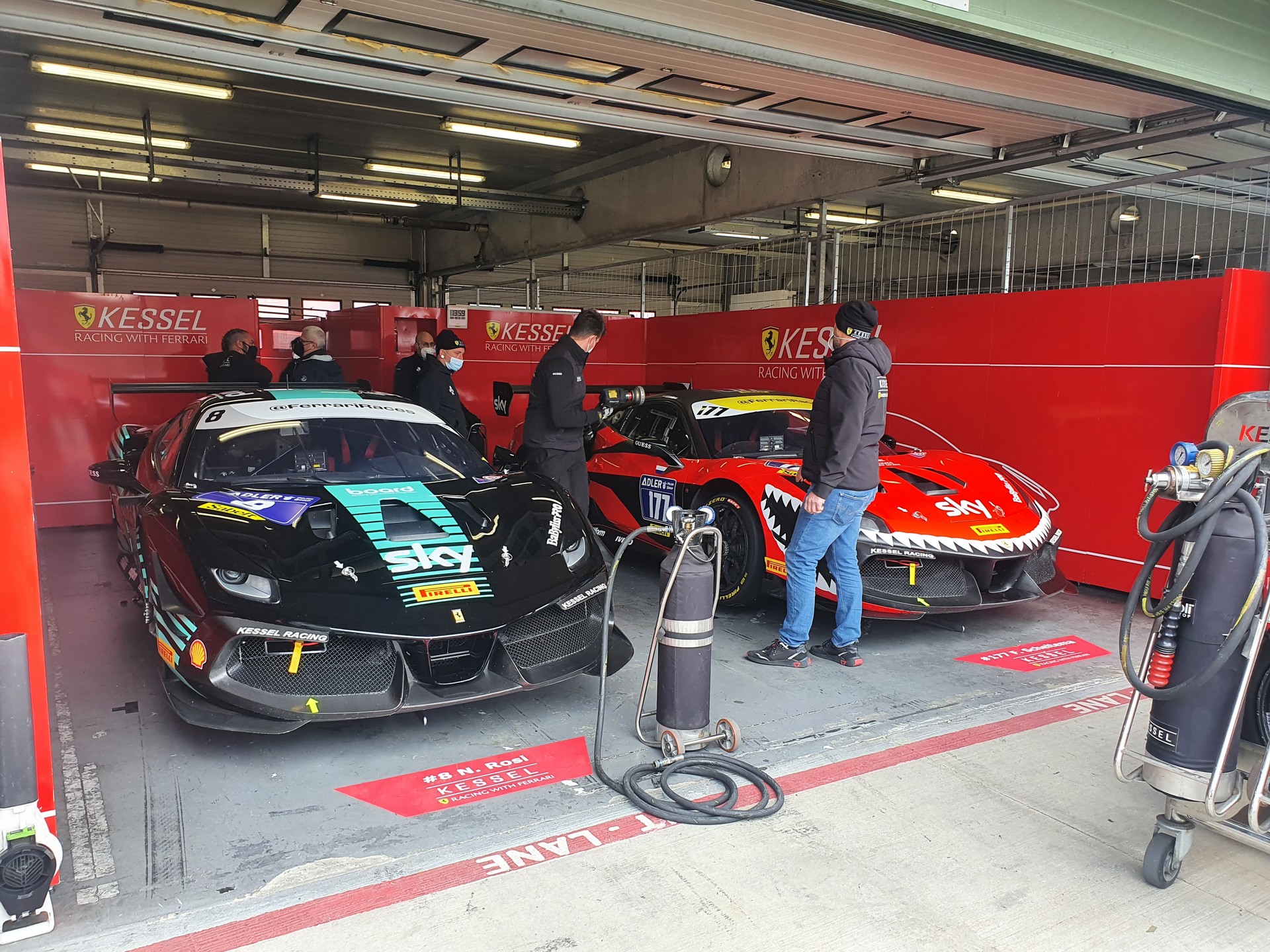 Kessel Racing - Ferrari Challenge Brno 2021, paddock